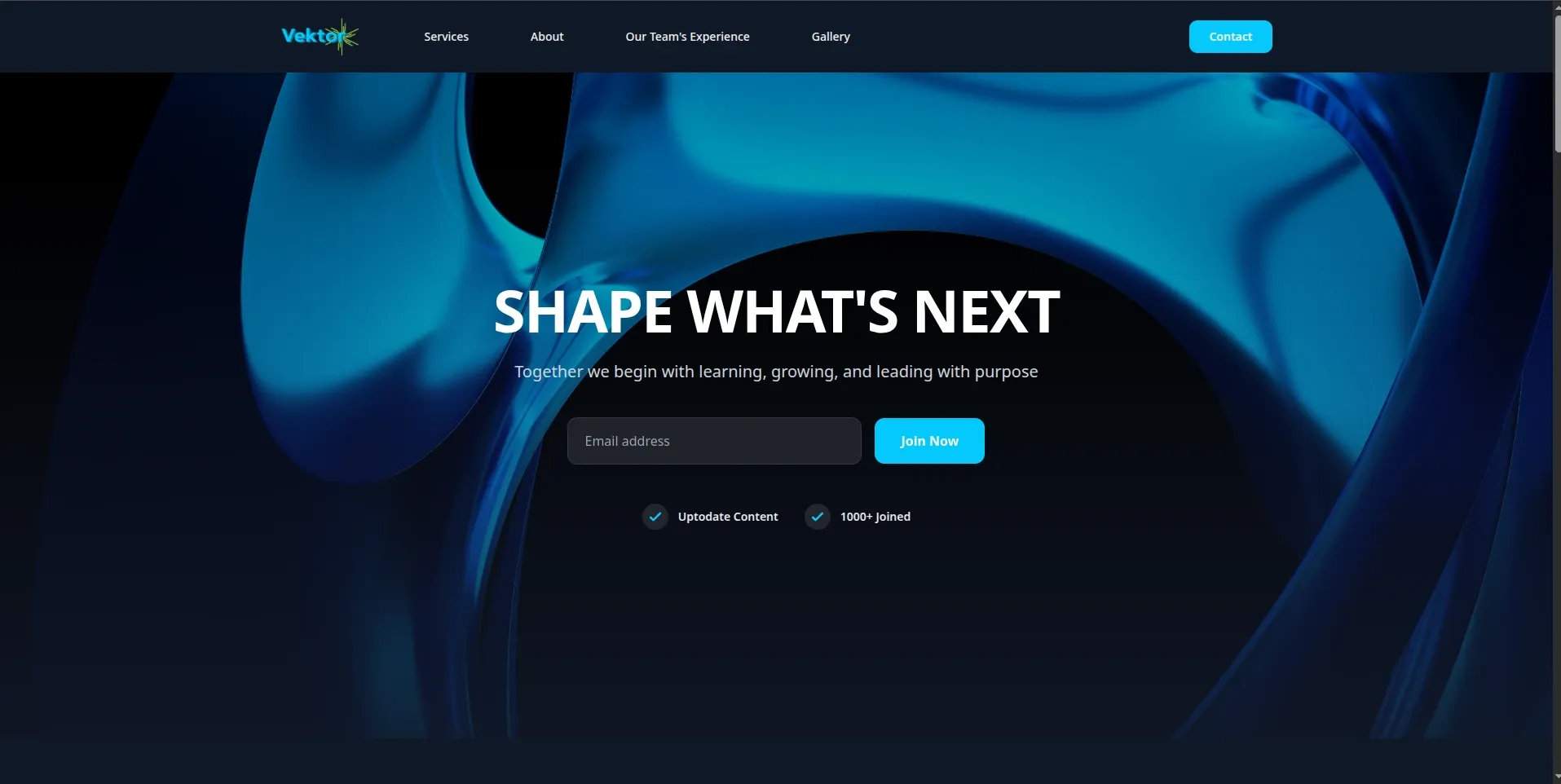 Vektor project screenshot
